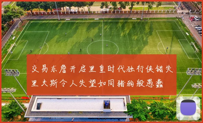 交易东詹开启里皇时代独行侠错失里夫斯令人失望如同猪狗般愚蠢